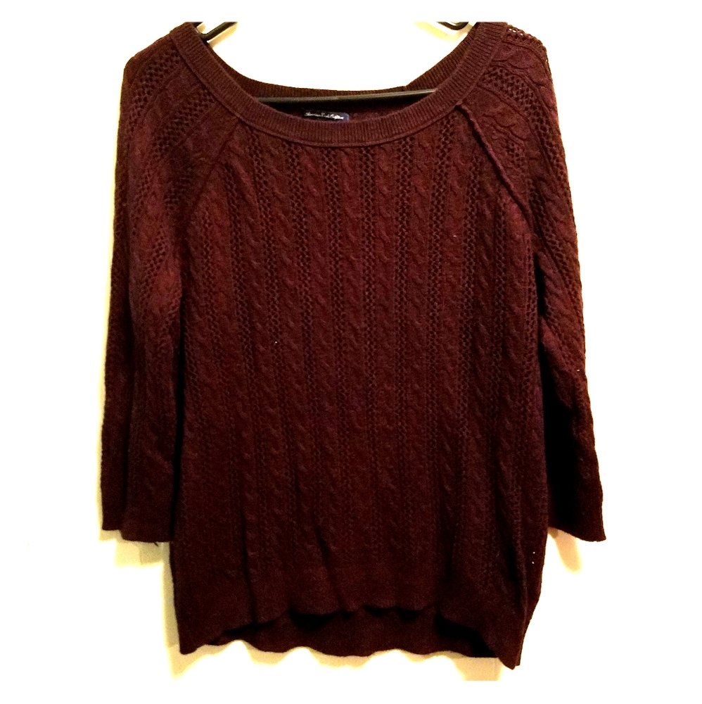 Maroon American Eagle Sweater